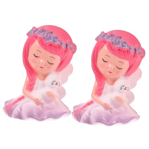 ibasenice 1 Satz Kranz-mädchen-statue Fee Kuchendekorationen Tabletop-mädchenfigur Willkommen Kuchenverzierung Statue Des Kleinen Mädchens Wohnkultur Vinyl 2 Stück ibasenice 1 Satz Kranz-mädchen-statue Fee Kuchendekorationen Tabletop-mädchenfigur Willkommen Kuchenverzierung Statue Des Kleinen Mädchens Wohnkultur Vinyl 2 Stück von ibasenice