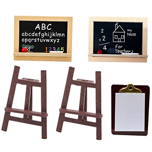 ibasenice 1 Satz Kreidetafel Für Figuren Miniatur Puppenhäuser Puppenhaus Mini-vers Bausatz Partyartikel Für Winzig Staffeleien Zum Ausstellen Staffelei Stehen Dekoration Holz ibasenice 1 Satz Kreidetafel Für Figuren Miniatur Puppenhäuser Puppenhaus Mini-vers Bausatz Partyartikel Für Winzig Staffeleien Zum Ausstellen Staffelei Stehen Dekoration Holz von ibasenice