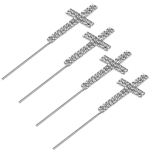 ibasenice 1 Satz Kucheneinsatz Kreuz-cupcake-picks Kreuz Dekorationen Kuchendekorationszubehör Tortendekorationsaufsatz Kreuz Kuchendekoration Kreuzdekor Obstpicks Silver Legierung 4 Stück ibasenice 1 Satz Kucheneinsatz Kreuz-cupcake-picks Kreuz Dekorationen Kuchendekorationszubehör Tortendekorationsaufsatz Kreuz Kuchendekoration Kreuzdekor Obstpicks Silver Legierung 4 Stück von ibasenice