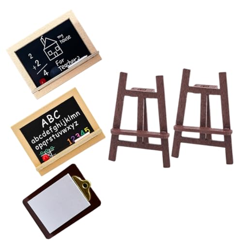 ibasenice 1 Satz Mini-Zeichenbrett Miniaturen Puppenhausmöbel Modell Partyartikel für Dekoration holzdeko staffelei klein kleines Malwerkzeug Miniatur-Staffelei aus Holz ibasenice 1 Satz Mini-Zeichenbrett Miniaturen Puppenhausmöbel Modell Partyartikel für Dekoration holzdeko staffelei klein kleines Malwerkzeug Miniatur-Staffelei aus Holz von ibasenice