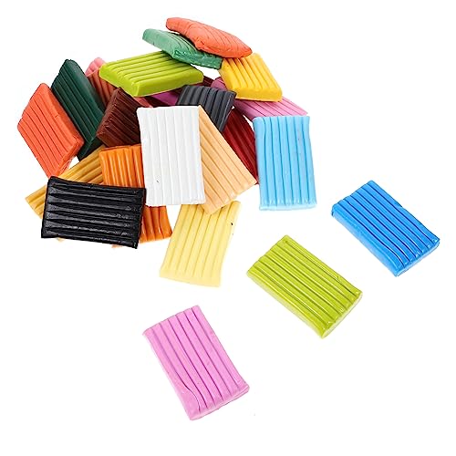 ibasenice 1 Schachtel Farben Modelliermasse Bunte Lufttrocknende DIY Tonknete für Jugendliche Kreatives Basteln und Formen mit Ungiftiger Langlebiger Knetmasse für Vielfältige Clay Crafts von ibasenice