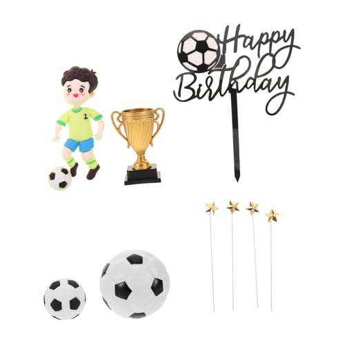 ibasenice 1 Set Fußball-kuchenaufsatz-dekorationen: Mini-fußballspieler-figuren Und Kucheneinsätze Für Sport-themen-events, Geburtstagsfeiern ibasenice 1 Set Fußball-kuchenaufsatz-dekorationen: Mini-fußballspieler-figuren Und Kucheneinsätze Für Sport-themen-events, Geburtstagsfeiern von ibasenice