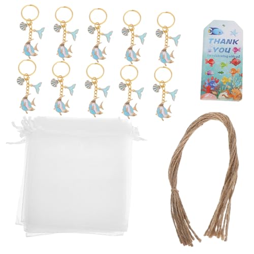 ibasenice 10 Sätze Meeres-schlüsselanhänger mit Muschel Fischschwanz-anhängern Küsten Partyzubehör für Geburtstag und Strandmotto Dekorative Schlüsselhalter Meeresthema Geschenk ibasenice 10 Sätze Meeres-schlüsselanhänger mit Muschel Fischschwanz-anhängern Küsten Partyzubehör für Geburtstag und Strandmotto Dekorative Schlüsselhalter Meeresthema Geschenk von ibasenice