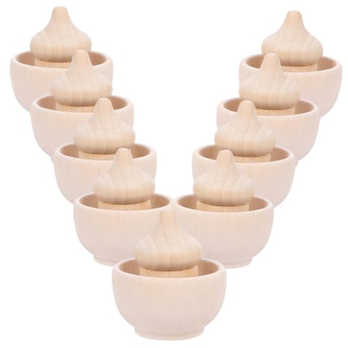 ibasenice 10 Sätze Mini Holzschalen und Unbehandelte Holz Dekorationen für DIY Bastelprojekte Natürliche Glatte Holz Embellishments für Kreative Wohnaccessoires ibasenice 10 Sätze Mini Holzschalen und Unbehandelte Holz Dekorationen für DIY Bastelprojekte Natürliche Glatte Holz Embellishments für Kreative Wohnaccessoires von ibasenice