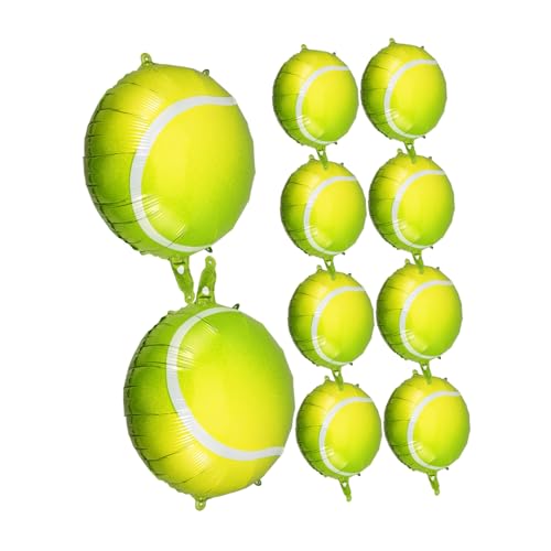 ibasenice 10 Stück Aufblasbare Tennisball Luftballons Große Sport Motto Geburtstag Partydekorationen Vielseitig Einsetzbar für Indoor Outdoor ibasenice 10 Stück Aufblasbare Tennisball Luftballons Große Sport Motto Geburtstag Partydekorationen Vielseitig Einsetzbar für Indoor Outdoor von ibasenice