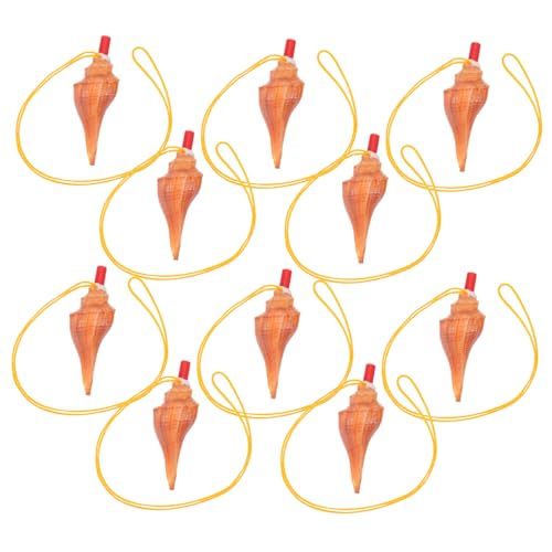 ibasenice 10 Stück Dekorative Muschelpfeife Conch Form Lanyard für Reise Souvenir Vielseitige Wohnaccessoires für Strand und Wohnräume ibasenice 10 Stück Dekorative Muschelpfeife Conch Form Lanyard für Reise Souvenir Vielseitige Wohnaccessoires für Strand und Wohnräume von ibasenice