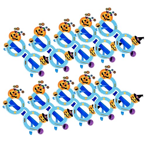 ibasenice 10 Stück Halloween-Brille halloween brillen halloween Halloween themed glasses Halloween party favors Halloween-Spaßbrille lustige brille für halloween Papier Blue ibasenice 10 Stück Halloween-Brille halloween brillen halloween Halloween themed glasses Halloween party favors Halloween-Spaßbrille lustige brille für halloween Papier Blue von ibasenice