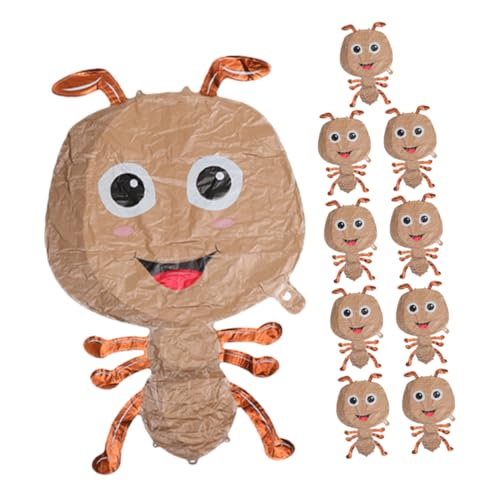 ibasenice 10 Stück Teiliges Ant Foil Balloons aus Aluminiumfolie Wiederverwendbare Cartoon Ameisenballons für Kindergeburtstag Partydekoration Einfache Inflation Nachhaltige Insektendeko ibasenice 10 Stück Teiliges Ant Foil Balloons aus Aluminiumfolie Wiederverwendbare Cartoon Ameisenballons für Kindergeburtstag Partydekoration Einfache Inflation Nachhaltige Insektendeko von ibasenice