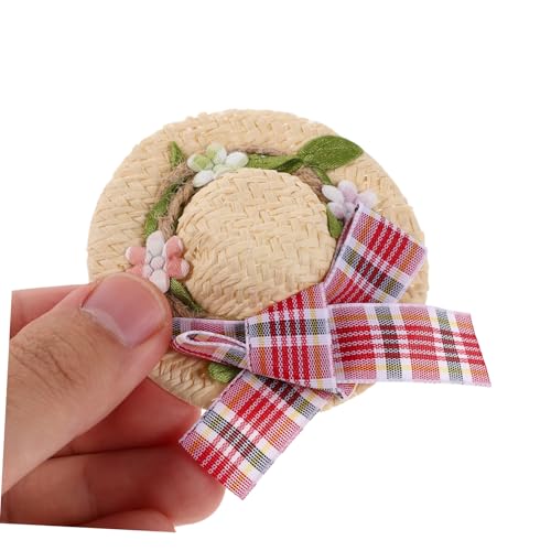 ibasenice 10 Stück Teiliges Mini Strohhut Handgewebt mit Schleifen und Blumen Leichte Langlebige Puppenhüte für Puppenhausdekoration DIY Kostümzubehör Geeignet für Weihnachten und Cowgirl ibasenice 10 Stück Teiliges Mini Strohhut Handgewebt mit Schleifen und Blumen Leichte Langlebige Puppenhüte für Puppenhausdekoration DIY Kostümzubehör Geeignet für Weihnachten und Cowgirl von ibasenice