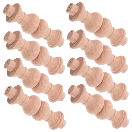 ibasenice 10 Stück Teiliges Unbehandelte Buchenholz Baluster Dekorative Holzspindeln für Treppenhaus Innenbereich Robustes Design Eleganter Stil für Möbel und Wohnkultur ibasenice 10 Stück Teiliges Unbehandelte Buchenholz Baluster Dekorative Holzspindeln für Treppenhaus Innenbereich Robustes Design Eleganter Stil für Möbel und Wohnkultur von ibasenice