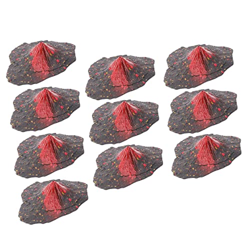 ibasenice 10 Stück Vulkanmodellschmuck wirbelt Dekoration klein Riese Mini-Vulkan- Eruption anschauliches Vulkanausbruchsmodell Vulkanisches Magma-Modell Plastik ibasenice 10 Stück Vulkanmodellschmuck wirbelt Dekoration klein Riese Mini-Vulkan- Eruption anschauliches Vulkanausbruchsmodell Vulkanisches Magma-Modell Plastik von ibasenice