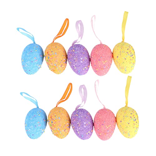 ibasenice 10 Stück ostern hängende dekorationen Eier Osterkorbfüller Pinata-Füller Osterdeko für spielzeuge für kinderspielzeuge easter eggs osterei dekorieren ibasenice 10 Stück ostern hängende dekorationen Eier Osterkorbfüller Pinata-Füller Osterdeko für spielzeuge für kinderspielzeuge easter eggs osterei dekorieren von ibasenice