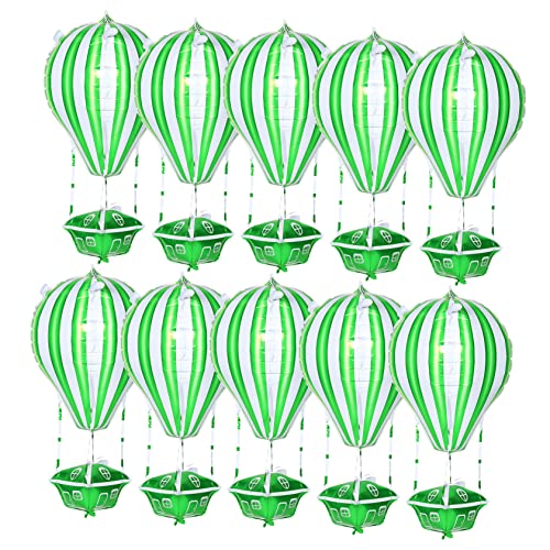 ibasenice 10 Stück rote schwarze und weiße Luftballons room decoration dekoration kinderzimmer schwarz roter Ballon Luftballons für Geburtstagsfeiern Heißluftballon Aluminiumballon von ibasenice