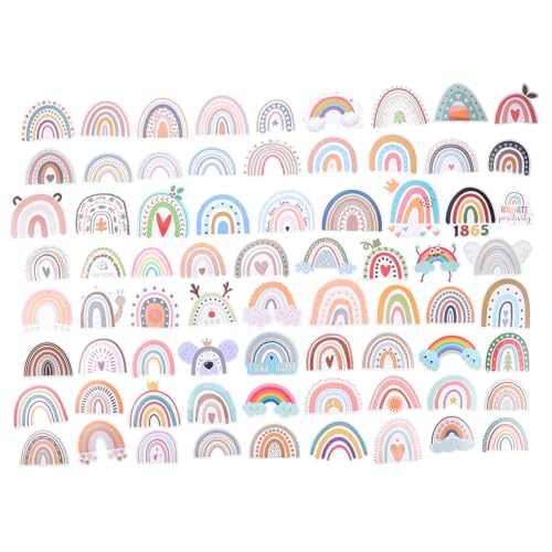 ibasenice 100 Stck. Teiliges Boho Regenbogen Sticker Selbstklebend Wasserfest Kleine Bunte Aufkleber für Auto Wasserflasche Koffer und Laptop Dekorative Abziehbare Regenbogenaufkleber ibasenice 100 Stck. Teiliges Boho Regenbogen Sticker Selbstklebend Wasserfest Kleine Bunte Aufkleber für Auto Wasserflasche Koffer und Laptop Dekorative Abziehbare Regenbogenaufkleber von ibasenice