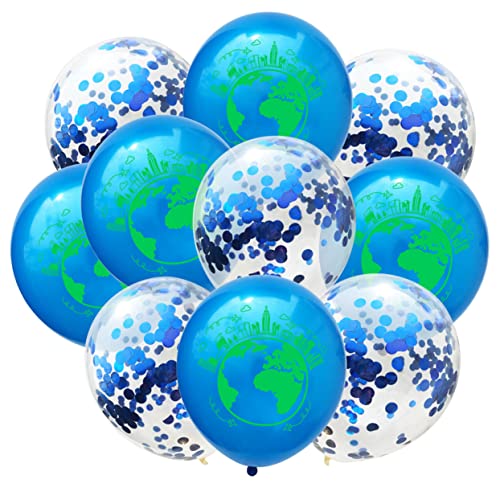 ibasenice Hochzeitsdeko 100 Stück 12 Erde Ballons -dekor Perlmuttfarbene Luftballons Blaue Luftballons 12 Zoll Partyballons in Verschiedenen Farben Geburtstagsparty Liefert Kind Emulsion von ibasenice