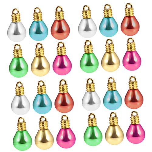 ibasenice 100St Bunte dekorative kleine Lampenperlen Farbige Mini-Glühbirne zum Basteln weihnachtsglühbirnen Schmuck weihnachtsbirnenverzierung Weihnachtsdekorationen eingesackt runde Perlen ibasenice 100St Bunte dekorative kleine Lampenperlen Farbige Mini-Glühbirne zum Basteln weihnachtsglühbirnen Schmuck weihnachtsbirnenverzierung Weihnachtsdekorationen eingesackt runde Perlen von ibasenice