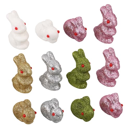 ibasenice 12 Stück Kaninchen-verzierung Ostern Tischdekoration Zeichen Hasenstatuen Tischhase Ostertischdekorationen Tischdeko Hase Glitzer Hase Osterhase Zubehör Für Die Osterparty Schaum ibasenice 12 Stück Kaninchen-verzierung Ostern Tischdekoration Zeichen Hasenstatuen Tischhase Ostertischdekorationen Tischdeko Hase Glitzer Hase Osterhase Zubehör Für Die Osterparty Schaum von ibasenice