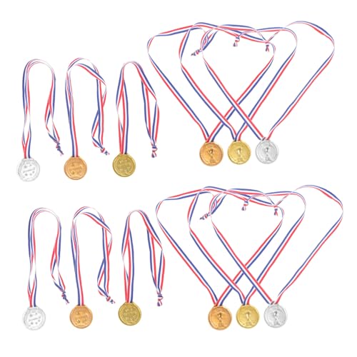 ibasenice 12 Stück Kunststoffmedaillen für Jungen und Mädchen Fußball-wettbewerbe Sportspielzeug Lustiges Design für Partygeschenke für Jungen und Mädchen ibasenice 12 Stück Kunststoffmedaillen für Jungen und Mädchen Fußball-wettbewerbe Sportspielzeug Lustiges Design für Partygeschenke für Jungen und Mädchen von ibasenice