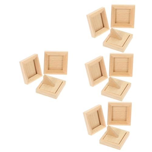 ibasenice 12 Stück Teiliges Mini Holz Bilderrahmen Unbemalt für Puppenhaus Dekoration DIY Malrahmen Kleine Rechteckige und Quadratische Fotorahmen Robustes Material Vielseitig Einsetzbar ibasenice 12 Stück Teiliges Mini Holz Bilderrahmen Unbemalt für Puppenhaus Dekoration DIY Malrahmen Kleine Rechteckige und Quadratische Fotorahmen Robustes Material Vielseitig Einsetzbar von ibasenice