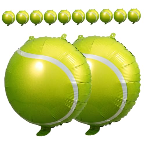 ibasenice 12 Stück Tennisballon Hockey-Ballons Tennisball-Pinata Racquetball Tennis-Thema Strudel aufblasbarer ball luftballons Tennisballballons für Party Partyballons Aluminiumfolie Green ibasenice 12 Stück Tennisballon Hockey-Ballons Tennisball-Pinata Racquetball Tennis-Thema Strudel aufblasbarer ball luftballons Tennisballballons für Party Partyballons Aluminiumfolie Green von ibasenice