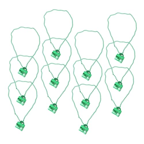 ibasenice 12 Stück grünes Weinglas Festivalanhänger st. Partyzubehör für den Patricks Day Kettenkette St Patrick's Day Halskette Partygeschenk st. Patrick's Day Halskette Plastik Green ibasenice 12 Stück grünes Weinglas Festivalanhänger st. Partyzubehör für den Patricks Day Kettenkette St Patrick's Day Halskette Partygeschenk st. Patrick's Day Halskette Plastik Green von ibasenice