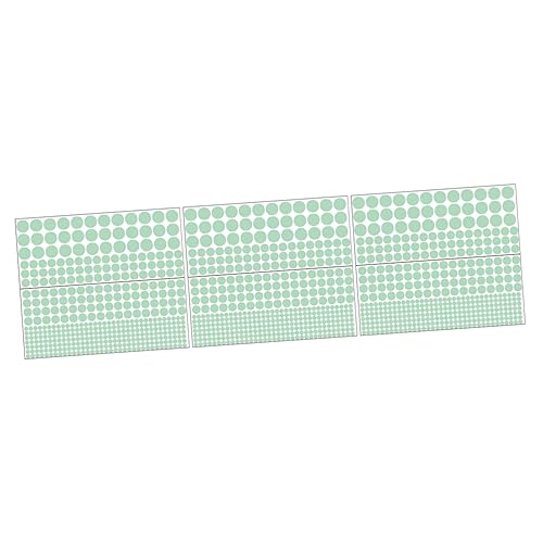 ibasenice 1221 Stck Teiliges Leuchtende Punkte Wandsticker Selbstklebend Abnehmbar Fluoreszierend Verschiedene Geeignet für Kinderzimmer Babyzimmer Kreative Wanddekoration Wiederverwendbar von ibasenice