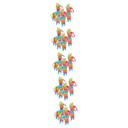 ibasenice 15 Stk Mexikanische Piñata Pinata-stoffe Für Das Klassenzimmer Bunte Pinata Mexikanisches Themendekor Geburtstagsfeier Piñata Karnevalsfest Piñata Handbuch Papier Kind Maiskuchen von ibasenice