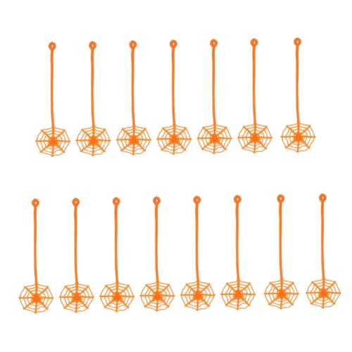 ibasenice 15 Stück Teiliges Halloween Spinnennetz Elastisch Klebrig Dehnbar aus Tpr Material Realistische Spinnennetzform Lustige Party Dekoration und Geschenkidee von ibasenice