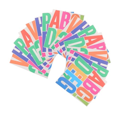ibasenice 16 Blatt Wasserdichte Selbstklebende Bunte Buchstabenaufkleber Alphabet Sticker für Partydekoration Briefkasten DIY Wetterfeste Rückstandsfreie Vielseitige DIY Deko ibasenice 16 Blatt Wasserdichte Selbstklebende Bunte Buchstabenaufkleber Alphabet Sticker für Partydekoration Briefkasten DIY Wetterfeste Rückstandsfreie Vielseitige DIY Deko von ibasenice