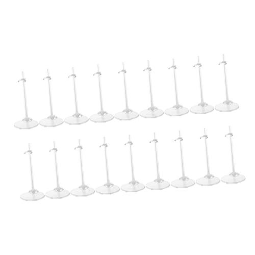 ibasenice 18 STK Puppenständer Actionfigurenständer Figurenhalter Bär Steht Figure Stand puppenzubehör Modellständer Puppenhalterungen Ständerhalter für Puppen Plastik Transparent ibasenice 18 STK Puppenständer Actionfigurenständer Figurenhalter Bär Steht Figure Stand puppenzubehör Modellständer Puppenhalterungen Ständerhalter für Puppen Plastik Transparent von ibasenice