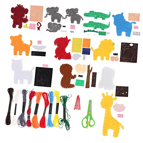 ibasenice 1Satz DIY Nähspielzeug Teiliges Filzspielzeug Bastelset mit Cartoon Tieren für Jungen und Kreative Nähanleitungen für Ab Jahren für Bastelpartys ibasenice 1Satz DIY Nähspielzeug Teiliges Filzspielzeug Bastelset mit Cartoon Tieren für Jungen und Kreative Nähanleitungen für Ab Jahren für Bastelpartys von ibasenice