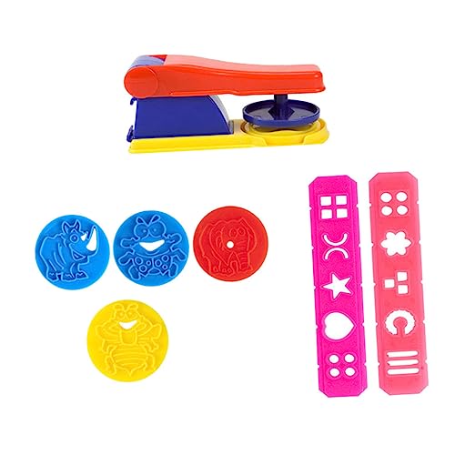 ibasenice 1satz Knetmaschine Spielzeug Für Modellierwerkzeug Mit Ausstechformen Knetzubehör Für Kinderfreundliches Material Zufällige Farben von ibasenice