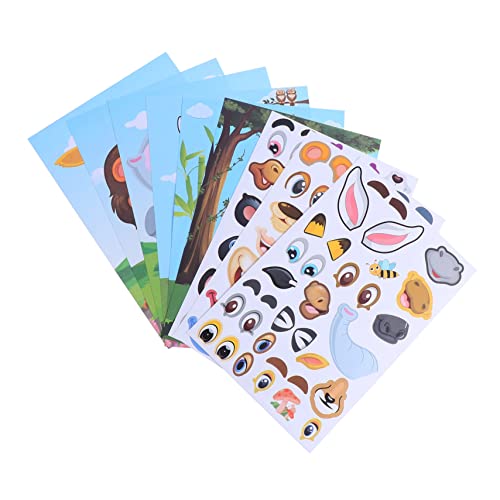 ibasenice 1satz Sticker Für Mädchen Tier- Aufkleber Für Kreative Gesichtsgestaltung Für Bastelprojekte Und Spaß Mit Freunden ibasenice 1satz Sticker Für Mädchen Tier- Aufkleber Für Kreative Gesichtsgestaltung Für Bastelprojekte Und Spaß Mit Freunden von ibasenice