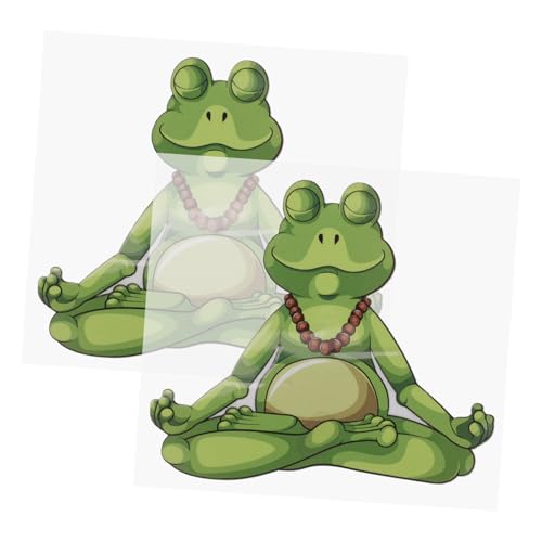 ibasenice 2 Blätter Frosch Aufkleber Kleine Selbstklebende Sticker für Scrapbooking und Bastelarbeiten Langlebig Wasserfest Kreatives Design für Wasserflaschen Notizbücher ibasenice 2 Blätter Frosch Aufkleber Kleine Selbstklebende Sticker für Scrapbooking und Bastelarbeiten Langlebig Wasserfest Kreatives Design für Wasserflaschen Notizbücher von ibasenice