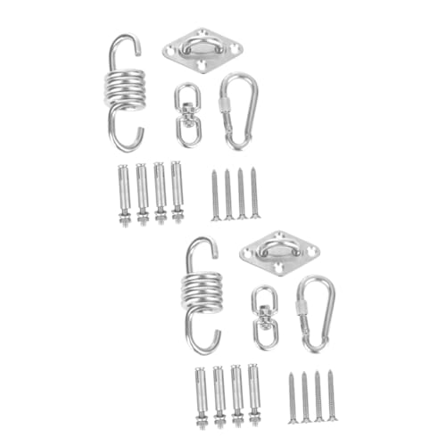ibasenice 2 Sätze 360 Haken Für Hängesessel Haken Aus Edelstahl Schwere Haken Schildkrötenspielzeug Fahrradspeichendekorationen Gartenhaken Puppenhaus Staffelei Lagerhaken Stuhl Hängematte von ibasenice