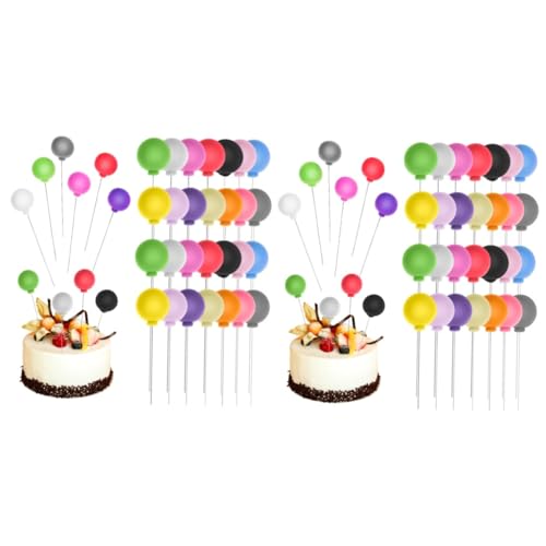 ibasenice 2 Sätze Mini-kuchendekoration Aus Schaumstoff Hochzeitstorte Topper Mini Bär Tortenaufsatz Kugeln Zur Kuchendekoration Tortenkugeln Dekorationen Ballonbogen-kit Party 30 Stück * 2 von ibasenice
