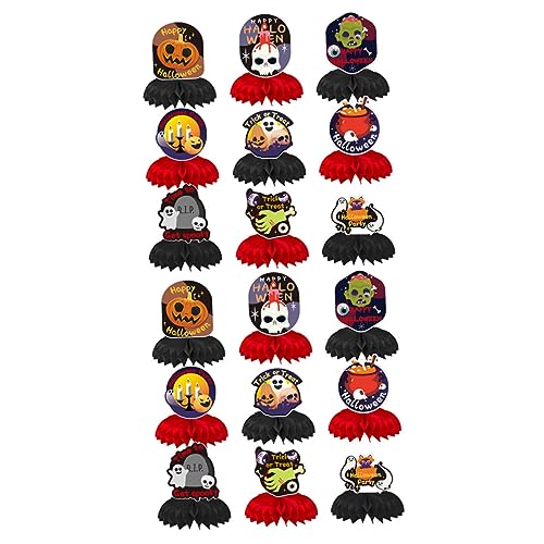 ibasenice Wabendekorationen Für Halloween 18-teilig Party-papierbasteldekorationen Für Partyzubehör Und Dekorationen ibasenice Wabendekorationen Für Halloween 18-teilig Party-papierbasteldekorationen Für Partyzubehör Und Dekorationen von ibasenice