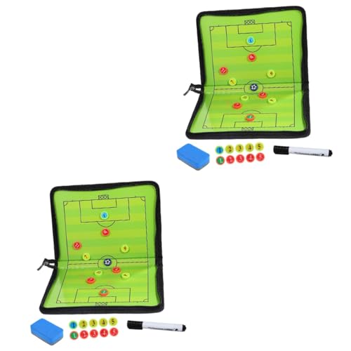ibasenice 2 Stück Faltbares Magnetisches Fußball Taktikboard mit Marker und Radiergummi PU und PVC Tragbar für Trainer und Spieler für Spielanpassungen und Planung ibasenice 2 Stück Faltbares Magnetisches Fußball Taktikboard mit Marker und Radiergummi PU und PVC Tragbar für Trainer und Spieler für Spielanpassungen und Planung von ibasenice