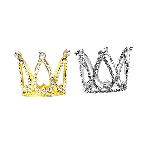 ibasenice 2 Stück Geburtstagskrone Torten Dekorationen Glitzernde Tiara für Kuchenverzierung Krone für Geburtstagsfeiern und Besondere Anlässe ibasenice 2 Stück Geburtstagskrone Torten Dekorationen Glitzernde Tiara für Kuchenverzierung Krone für Geburtstagsfeiern und Besondere Anlässe von ibasenice