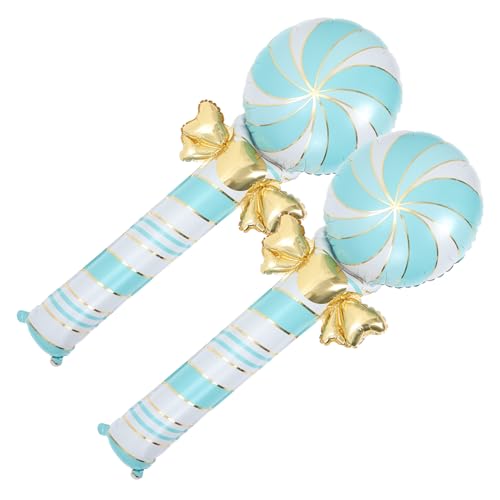 ibasenice 2 Stück Große Candy Balloon Folienballons in Hellblau Aluminiumfolie Reißfest Kompakte für Stilvolle Weihnachts Partydeko Fotorequisiten für Feierlichkeiten ibasenice 2 Stück Große Candy Balloon Folienballons in Hellblau Aluminiumfolie Reißfest Kompakte für Stilvolle Weihnachts Partydeko Fotorequisiten für Feierlichkeiten von ibasenice