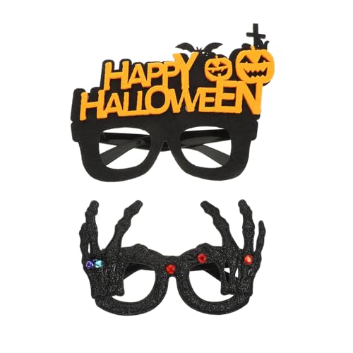 ibasenice 2 Stück Halloween-Brille Halloween - Halloween-Schmuck Halloween-Requisiten halloween costume halloween kleidung Party-Brillen-Dekore Halloween-Neuheitsbrille Plastik ibasenice 2 Stück Halloween-Brille Halloween - Halloween-Schmuck Halloween-Requisiten halloween costume halloween kleidung Party-Brillen-Dekore Halloween-Neuheitsbrille Plastik von ibasenice