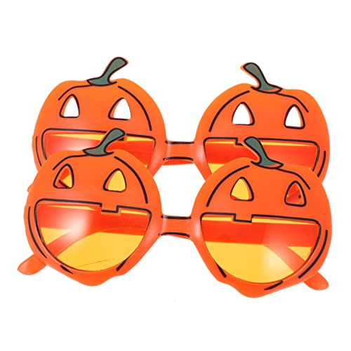 ibasenice 2 Stück Halloween Partybrillen Kürbis Brille mit Lustigem Kürbismotiv Unisex Partygläser für Erwachsene Bequemes Tragen als Dekoration und Fotorequisite von ibasenice