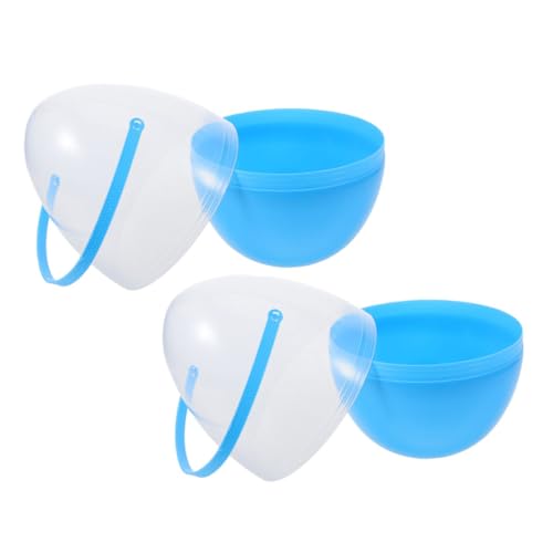 ibasenice 2 Stück Handheld mit Griff Füllbare Plastikeier für Ostern Diy Überraschungen und für Festlichkeiten ibasenice 2 Stück Handheld mit Griff Füllbare Plastikeier für Ostern Diy Überraschungen und für Festlichkeiten von ibasenice