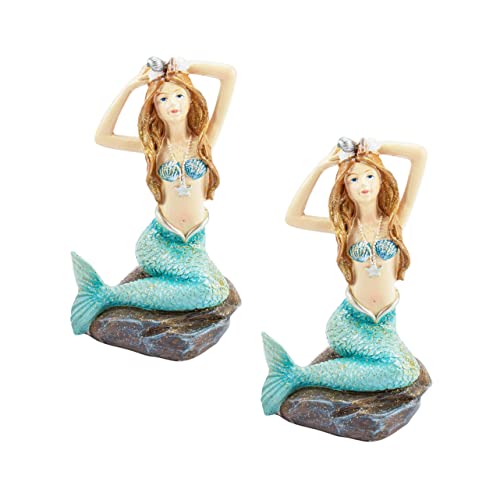 ibasenice 2 Stück Teiliges Meerjungfrau Set aus Resin Realistische Aquarium Deko Detailgetreues Modell Lebensecht Gestaltete Figuren für Teich und Aquarienlandschaft ibasenice 2 Stück Teiliges Meerjungfrau Set aus Resin Realistische Aquarium Deko Detailgetreues Modell Lebensecht Gestaltete Figuren für Teich und Aquarienlandschaft von ibasenice