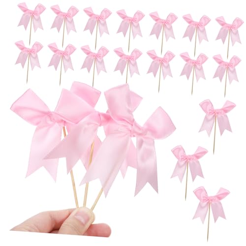 ibasenice 20 Stück Bowknoten Tortendeko Schleifen Cupcake Picker für Geburtstagsfeiern Hochzeiten und Partys Einfache Handhabung Stabil und Vielseitig Einsetzbar für Torten und Süßspeisen ibasenice 20 Stück Bowknoten Tortendeko Schleifen Cupcake Picker für Geburtstagsfeiern Hochzeiten und Partys Einfache Handhabung Stabil und Vielseitig Einsetzbar für Torten und Süßspeisen von ibasenice