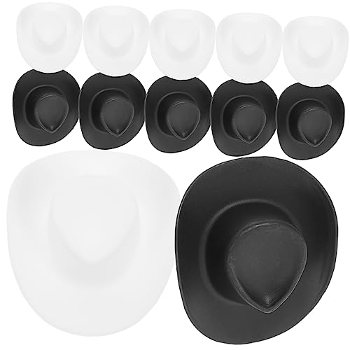 ibasenice 20 Stück Mini-Cowboyhut Hüte für Frauen Mini-Zylinder austauschbare Puppenhüte Kleiner Hut Puppenhut Leichtgewichtiger Hut Miniaturhüte selber Machen dekorative kleine Hüte Plastik ibasenice 20 Stück Mini-Cowboyhut Hüte für Frauen Mini-Zylinder austauschbare Puppenhüte Kleiner Hut Puppenhut Leichtgewichtiger Hut Miniaturhüte selber Machen dekorative kleine Hüte Plastik von ibasenice