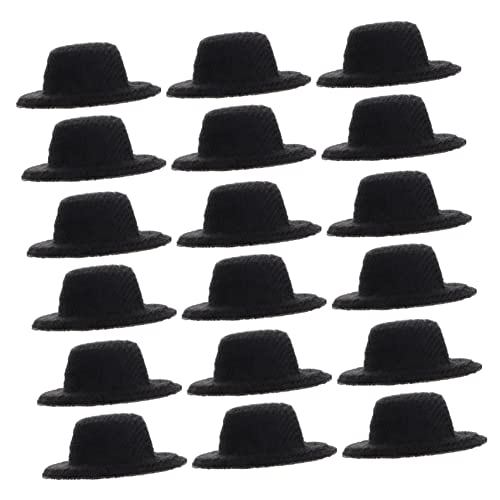ibasenice 20 Stück Mini-Hut Dolls for doll Hair Puppenaccessoire Puppenhut Puppenkleidung Minifiguren Zubehör klein Puppe Mini formelle Hüte Schwarze Formale Miniaturhüte Stoff Black ibasenice 20 Stück Mini-Hut Dolls for doll Hair Puppenaccessoire Puppenhut Puppenkleidung Minifiguren Zubehör klein Puppe Mini formelle Hüte Schwarze Formale Miniaturhüte Stoff Black von ibasenice