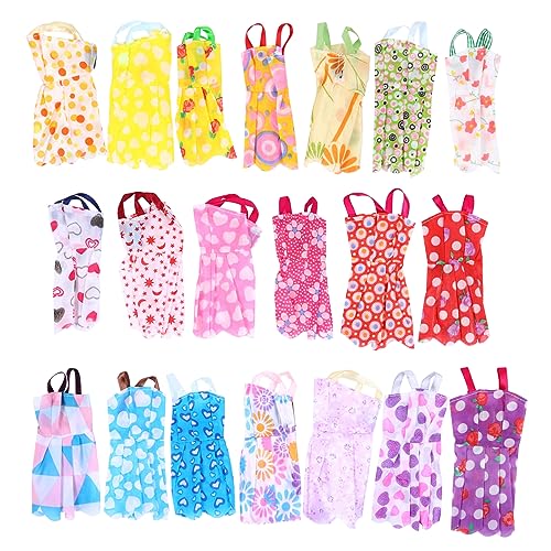 ibasenice 20 Stück Puppenkleidung Puppen Kleidung Puppenkleider Set Puppenkleider für Puppenkleider für Fantasiespiele 29cm Puppenkleid Spielkleidung anziehen Puppenzubehör Stoff von ibasenice