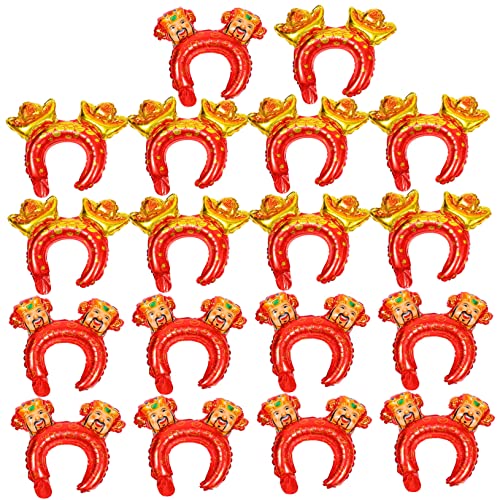ibasenice 20 Stück Stirnband Ballon Dekorative Luftballons Des Neuen Jahres Frühjahrsfestdekoration Ballonzubehör Für Das Neue Jahr Festivaldekorationen Ballons Ornamente Rot Aluminiumfolie ibasenice 20 Stück Stirnband Ballon Dekorative Luftballons Des Neuen Jahres Frühjahrsfestdekoration Ballonzubehör Für Das Neue Jahr Festivaldekorationen Ballons Ornamente Rot Aluminiumfolie von ibasenice