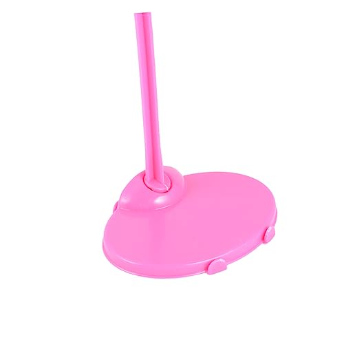 ibasenice 20 Stück Stützrahmen für Puppen doll Accessories Spielzeugständer Transparenter Puppenständer Rosa Puppenständer Stützständer für Puppen Puppenhalter hoch Puppenständerhalter von ibasenice
